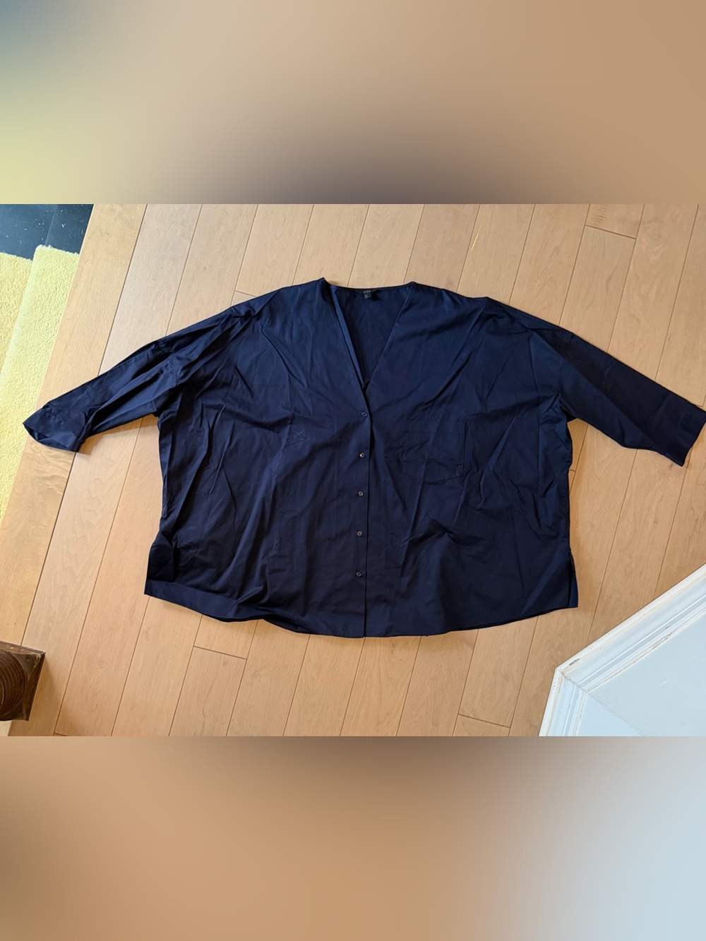 COS Dark Navy Button-Down blouse 12